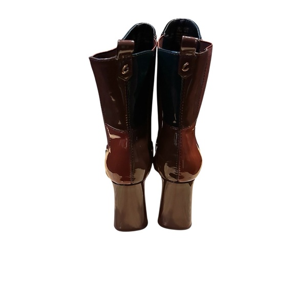 Circus by Sam Edelman Multicolor Patent Heeled Ankle Boots  9.5 - Picture 6 of 10